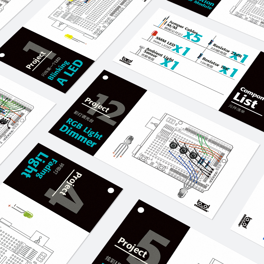 Набор для начинающих Arduino UNO R3 DIP